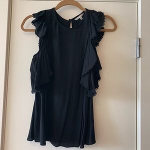 Ruffle sleeve blouse